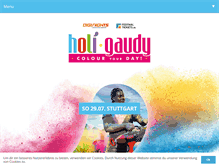 Tablet Screenshot of holi-gaudy.com